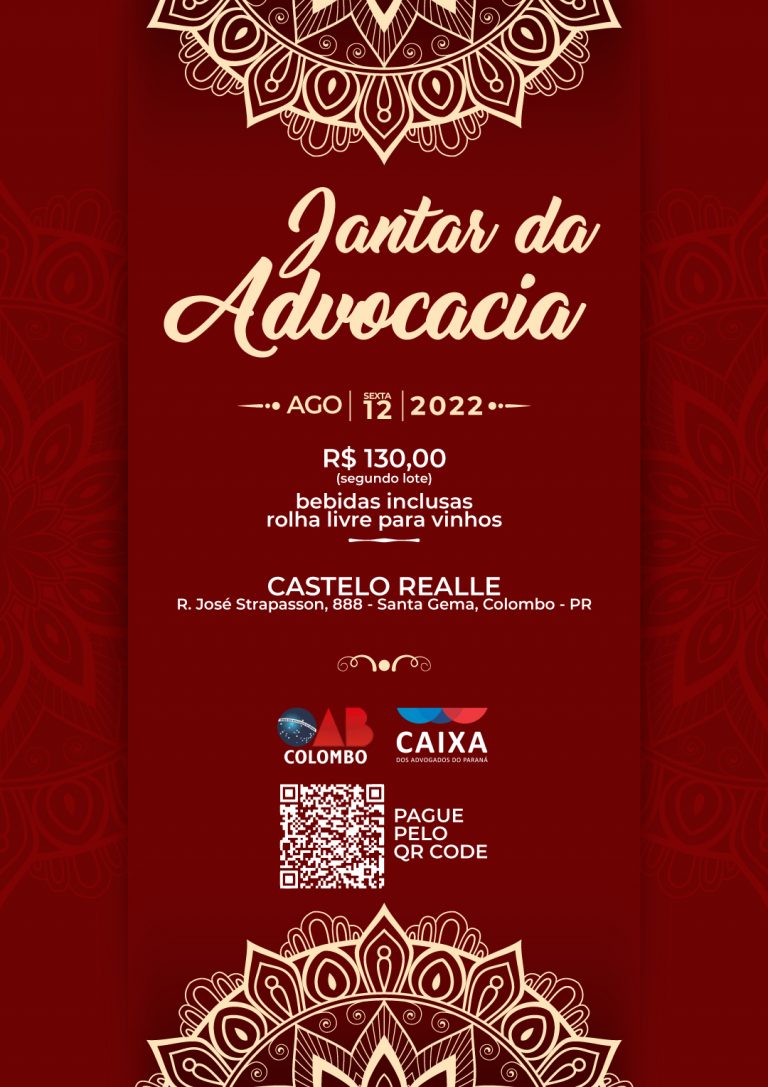 Jantar da Advocacia